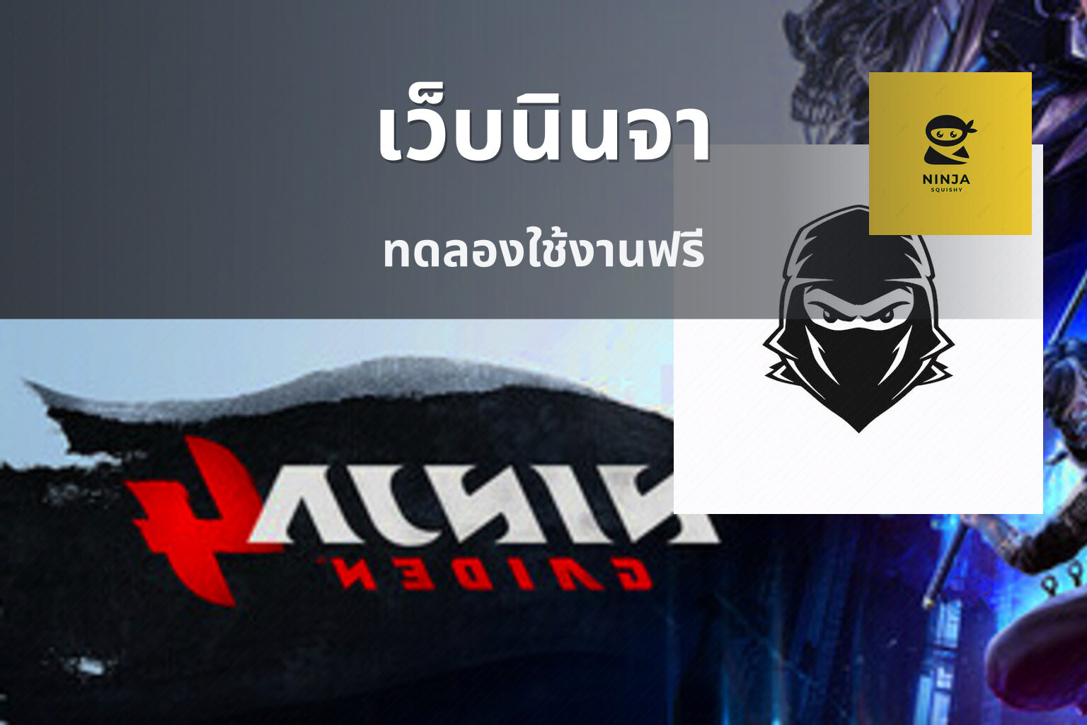 เว็บนินจา ทดลองใช้งานฟรี