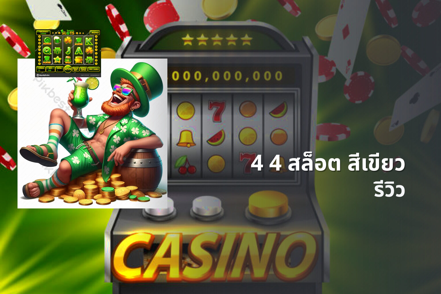 4 4 สล็อต สีเขียว - slot game