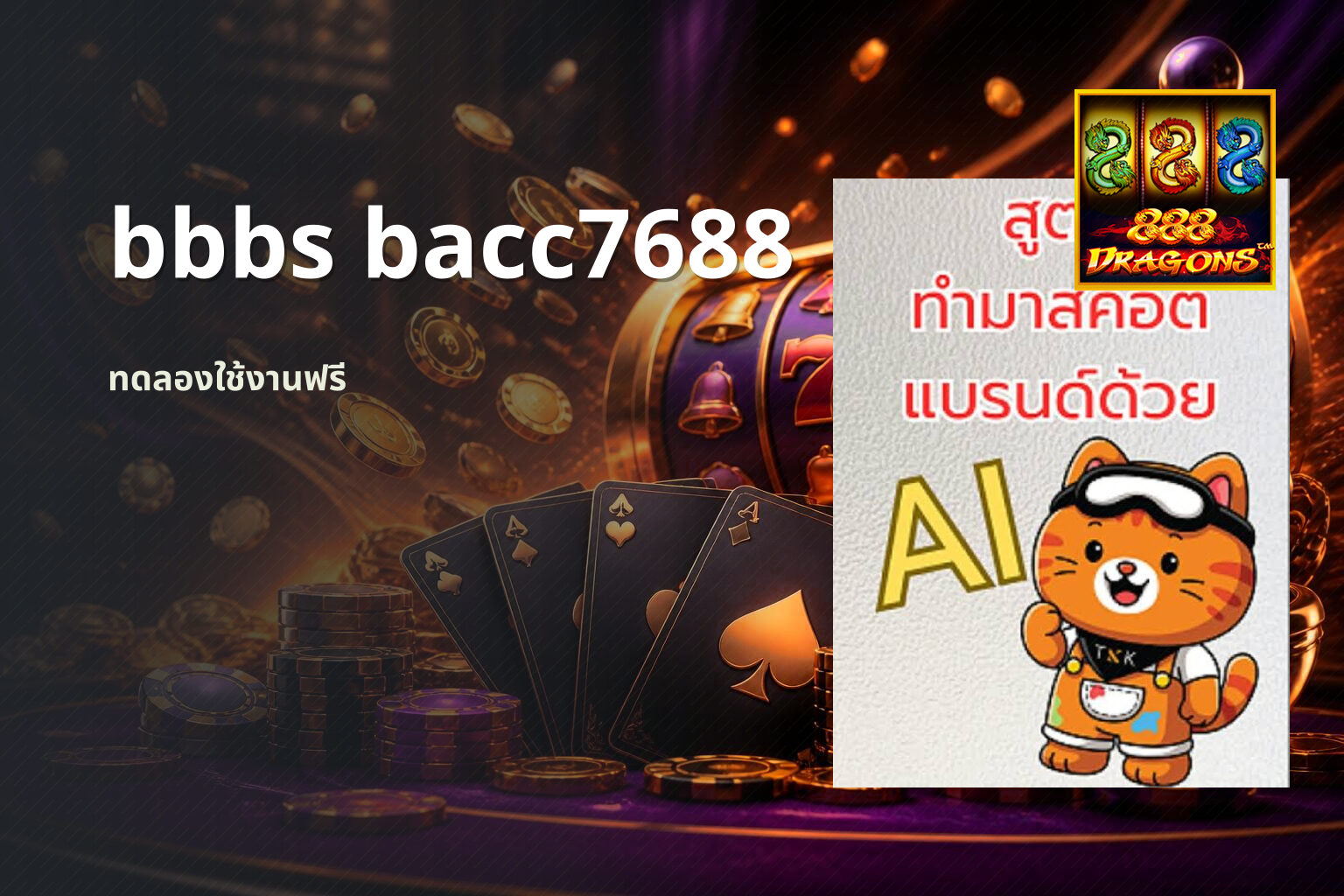 bbbs bacc7688 ทดลองใช้งานฟรี