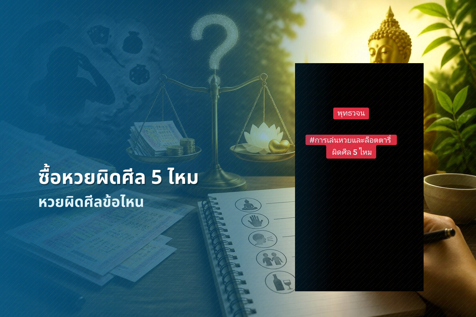ซื้อหวยผิดศีล 5 ไหม หวยผิดศีลข้อไหน