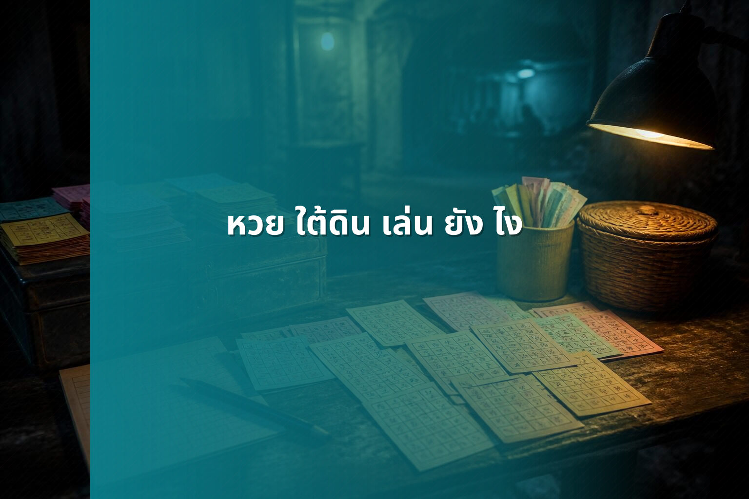 หวย ใต้ดิน เล่น ยัง ไง - หวยใต้ดิน