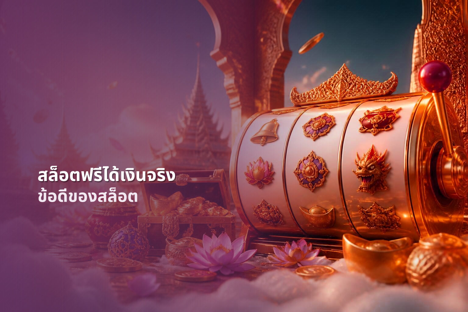 สล็อตฟรีได้เงินจริง ข้อดีของสล็อต