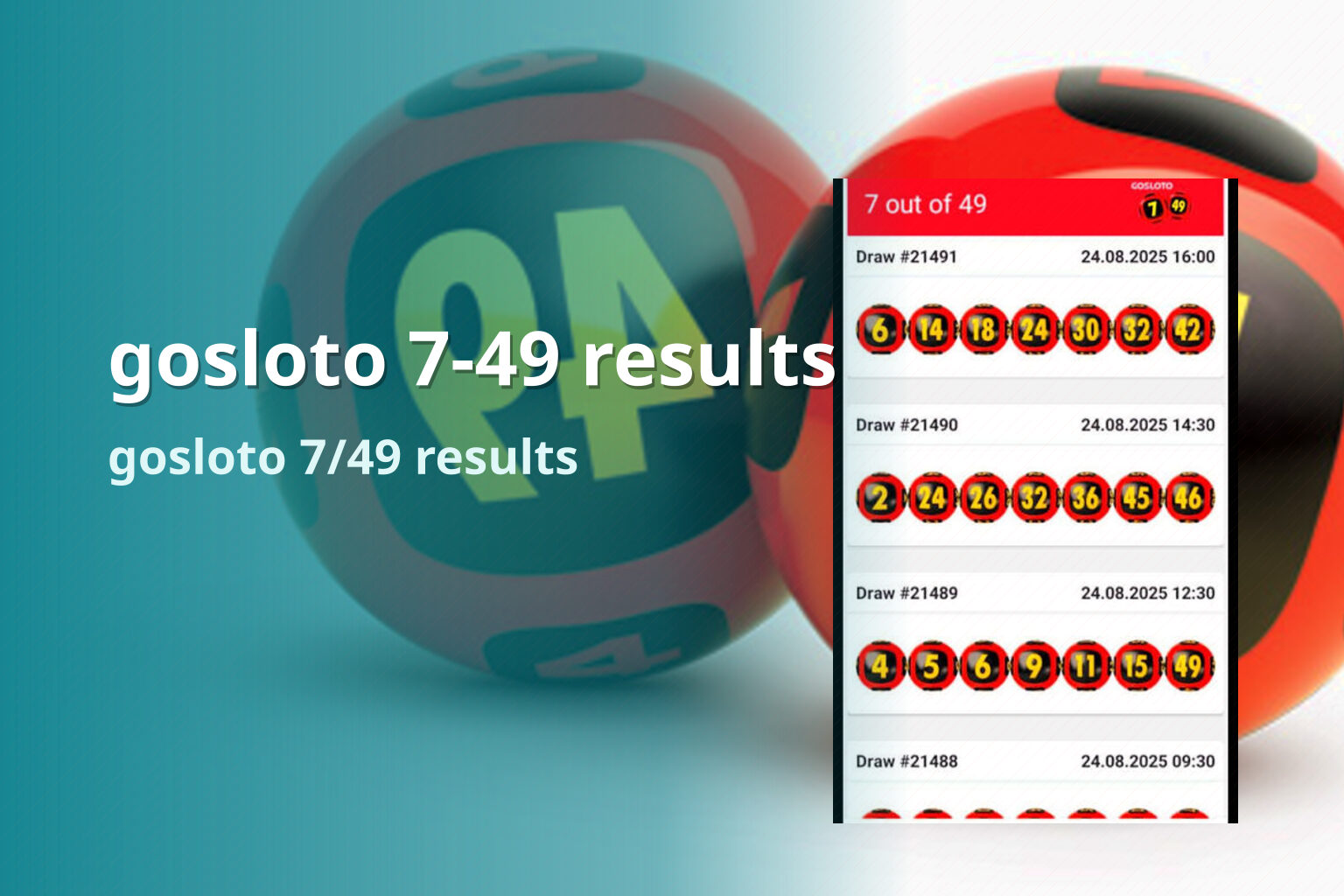 gosloto 7-49 results - lottery results