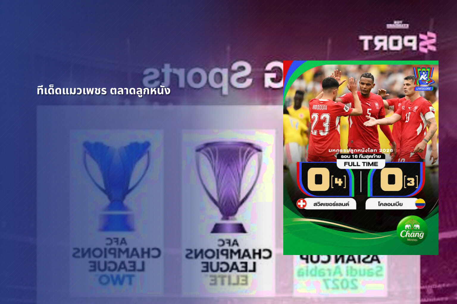 ทีเด็ดแมวเพชร ตลาดลูกหนัง - sports predictions
