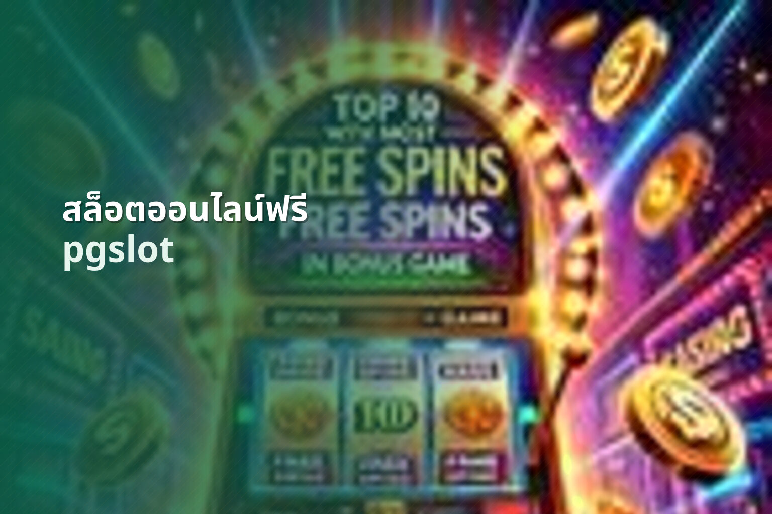 สล็อตออนไลน์ฟรี pgslot