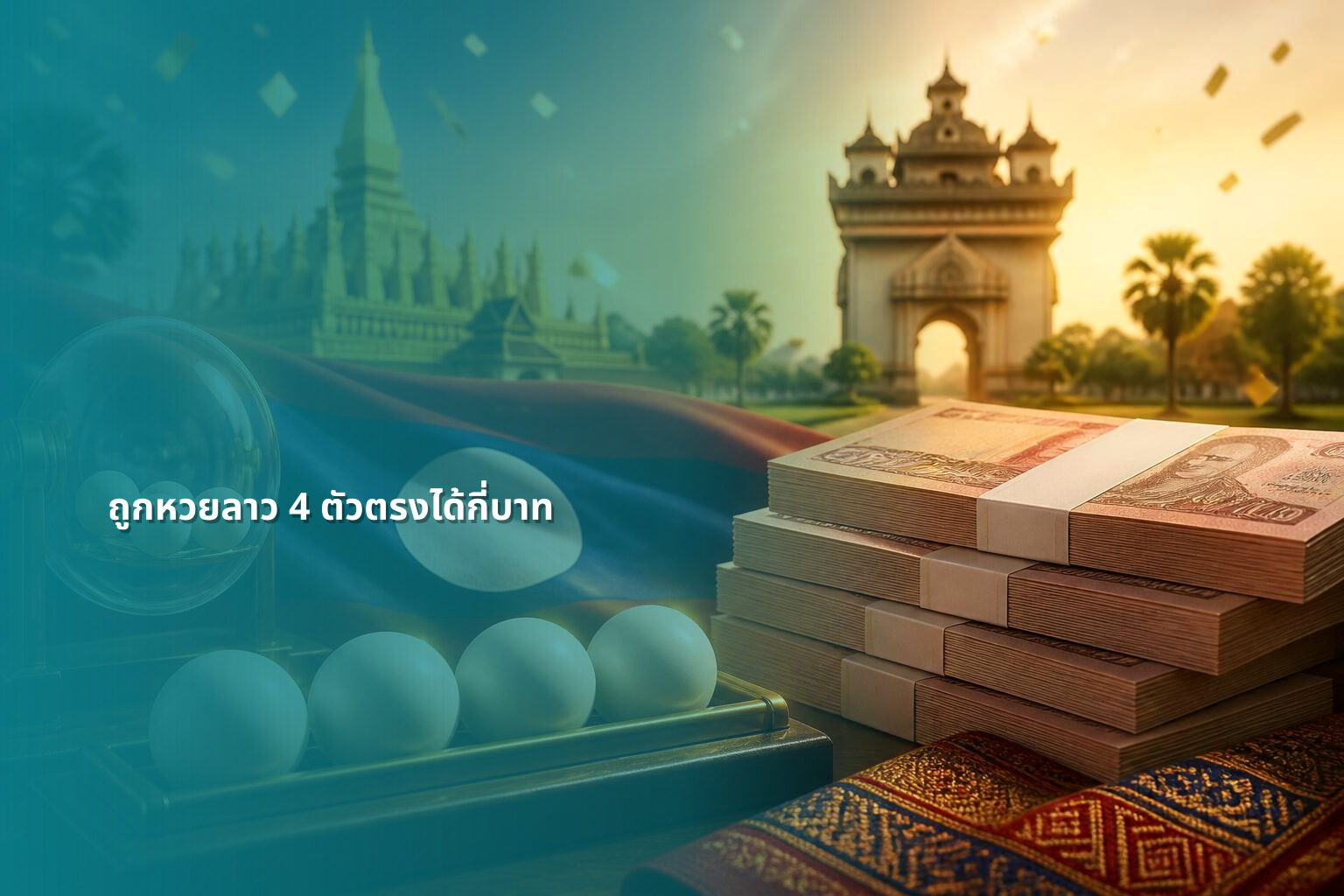 ถูกหวยลาว 4 ตัวตรงได้กี่บาท - หวยลาว