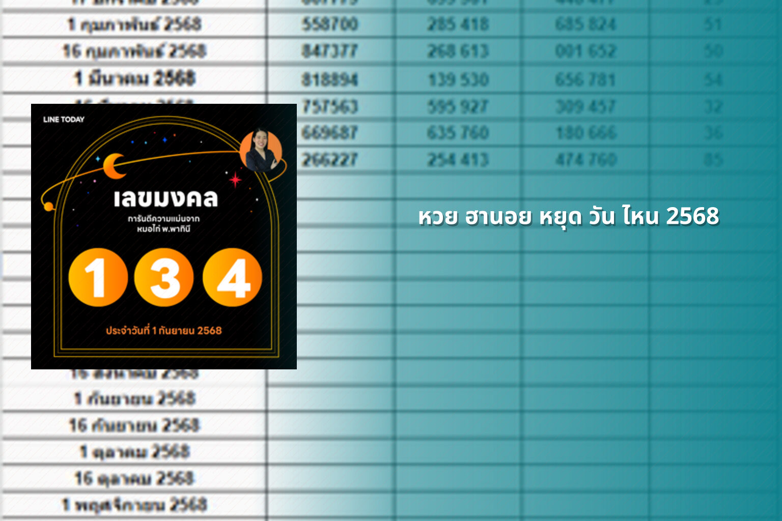 หวย ฮานอย หยุด วัน ไหน 2568 - lottery schedule