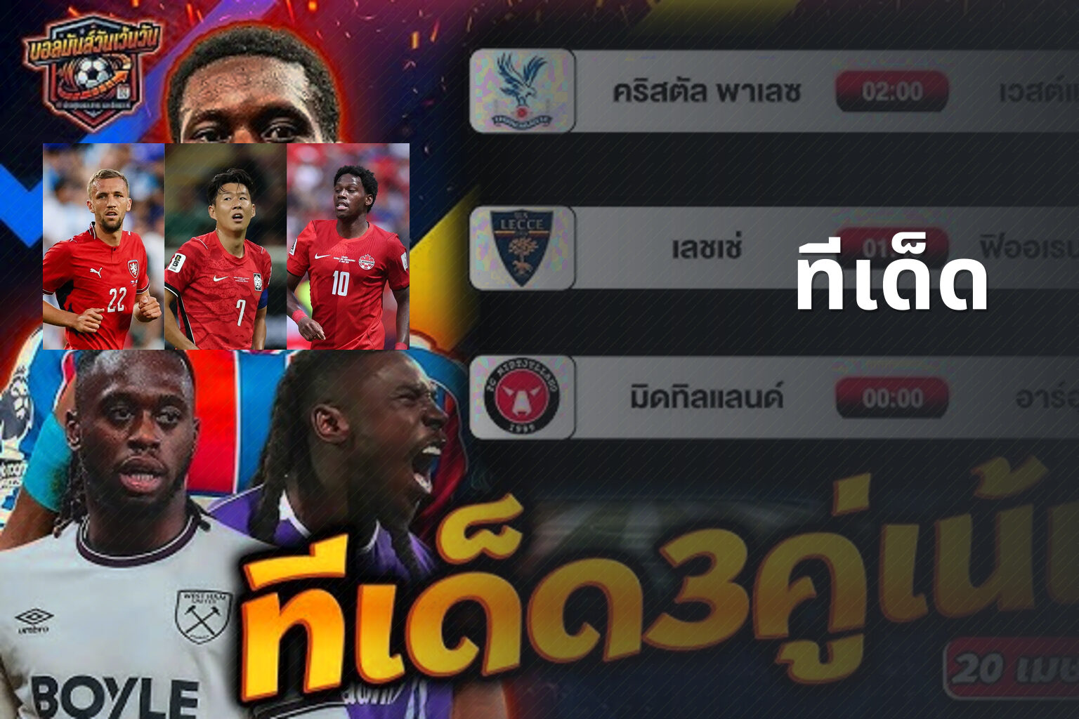 ทีเด็ด - sports predictions