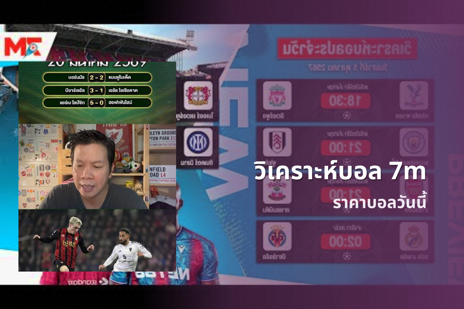 วิเคราะห์บอล 7m ราคาบอลวันนี้