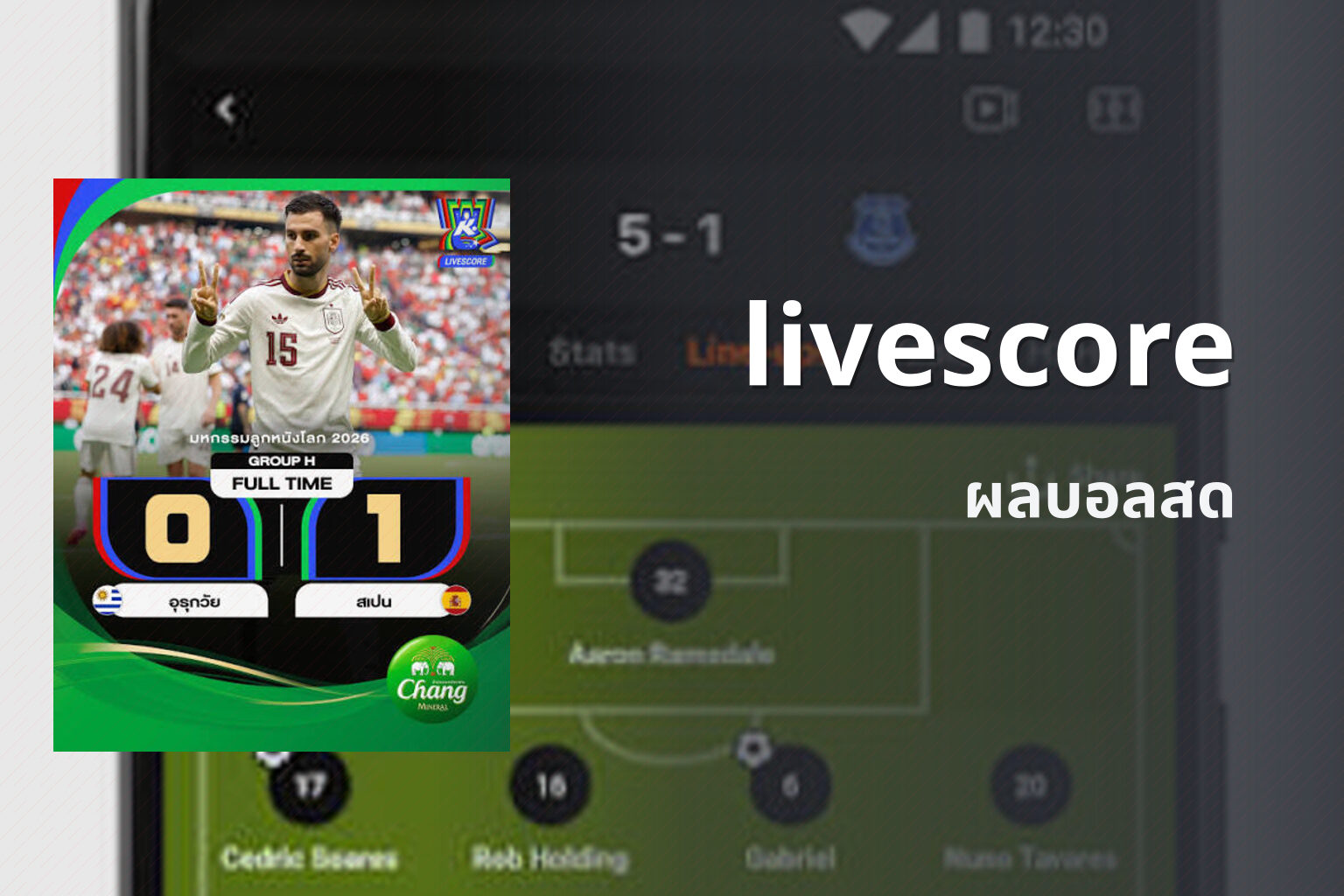 livescore ผลบอลสด