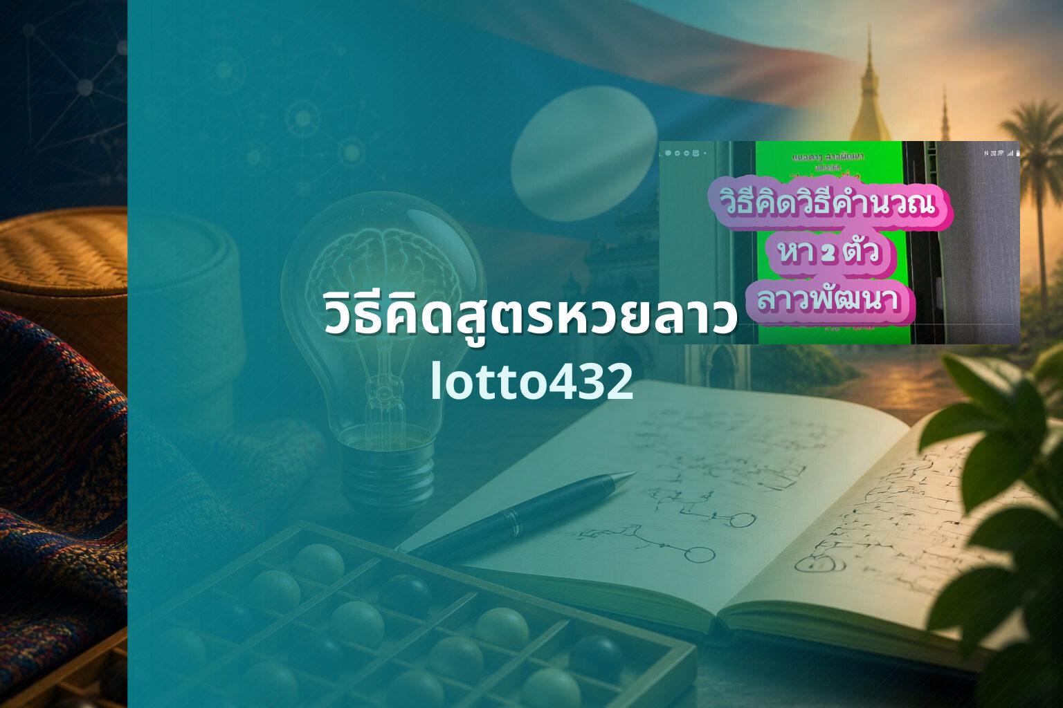 วิธีคิดสูตรหวยลาว - lottery calculation methods