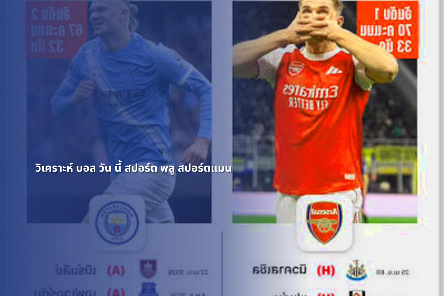 วิเคราะห์ บอล วัน นี้ สปอร์ต พลู สปอร์ตแมน - sports analysis