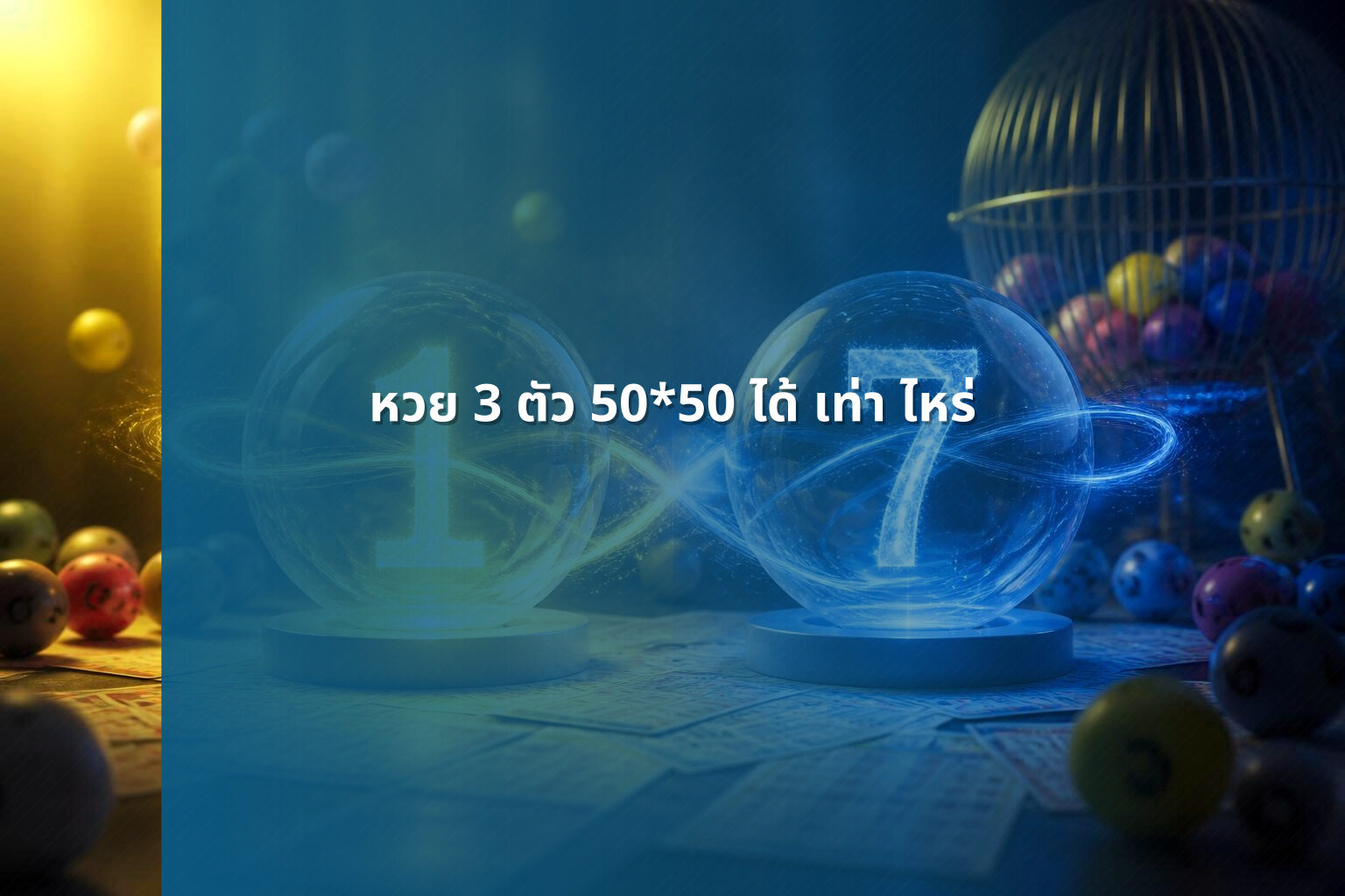 หวย 3 ตัว 50*50 ได้ เท่า ไหร่ - หวย
