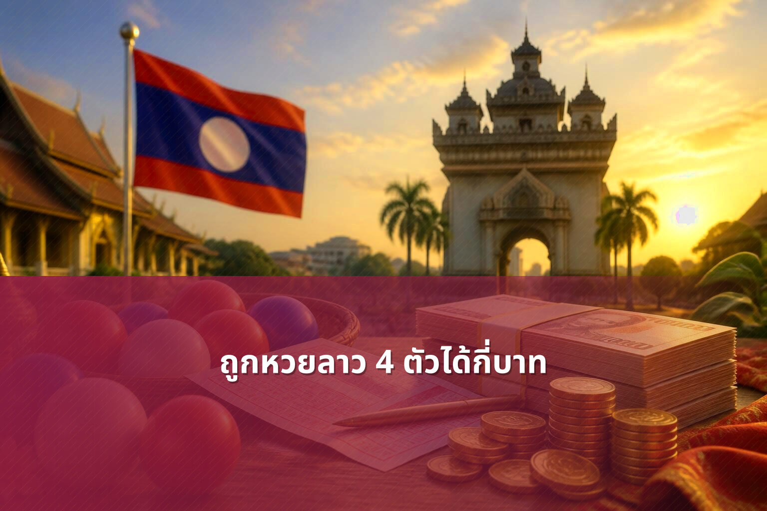 ถูกหวยลาว 4 ตัวได้กี่บาท - หวยลาว