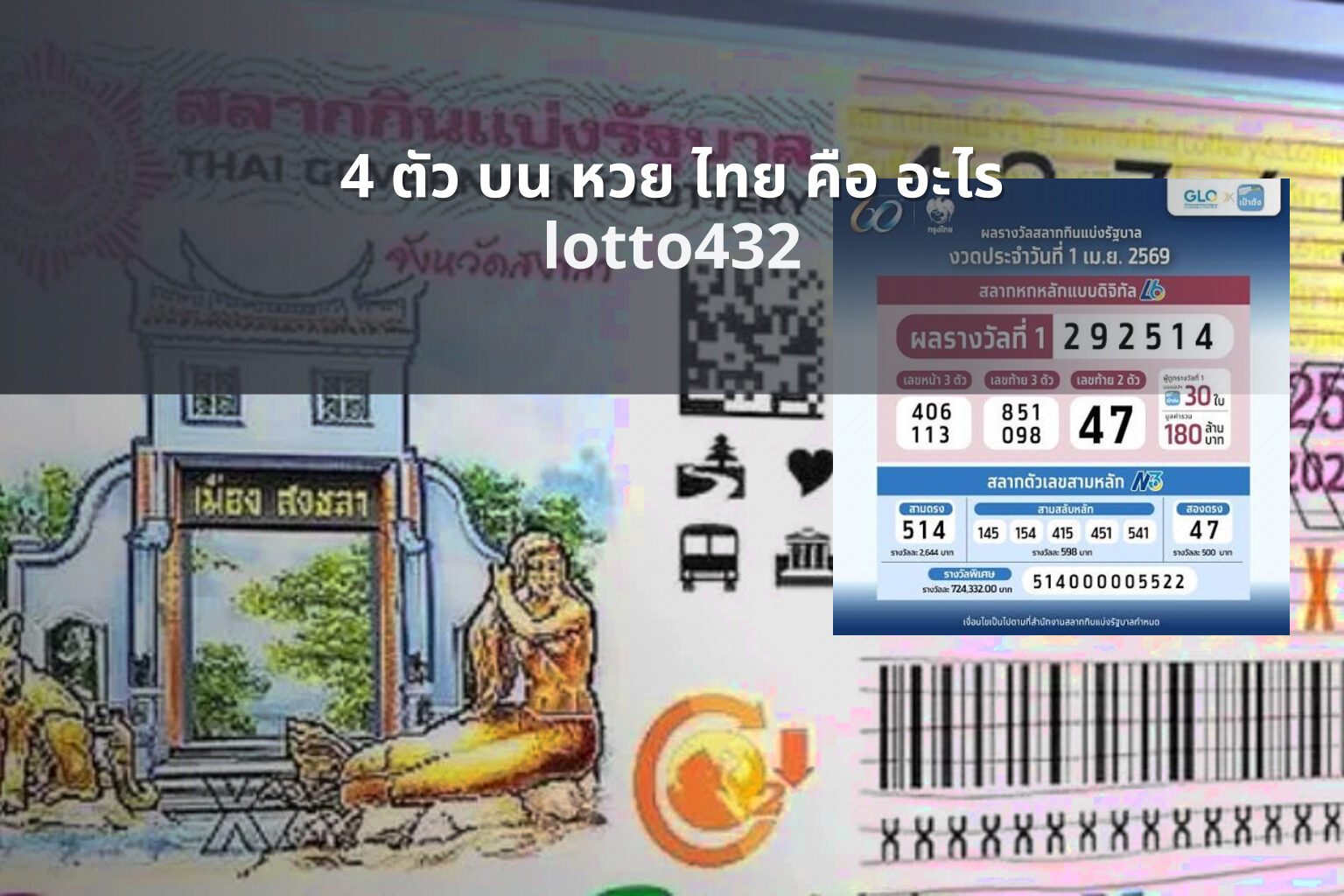 4 ตัว บน หวย ไทย คือ อะไร lotto432