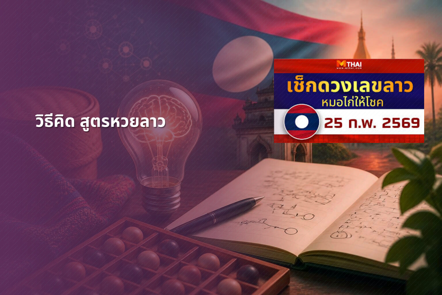 วิธีคิด สูตรหวยลาว - หวยลาว
