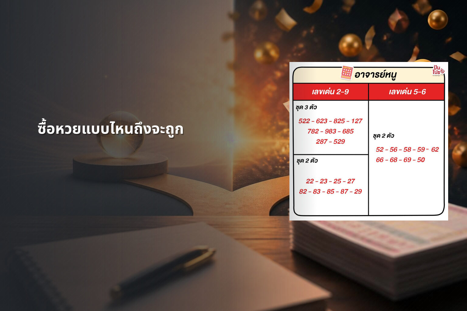 ซื้อหวยแบบไหนถึงจะถูก - หวย