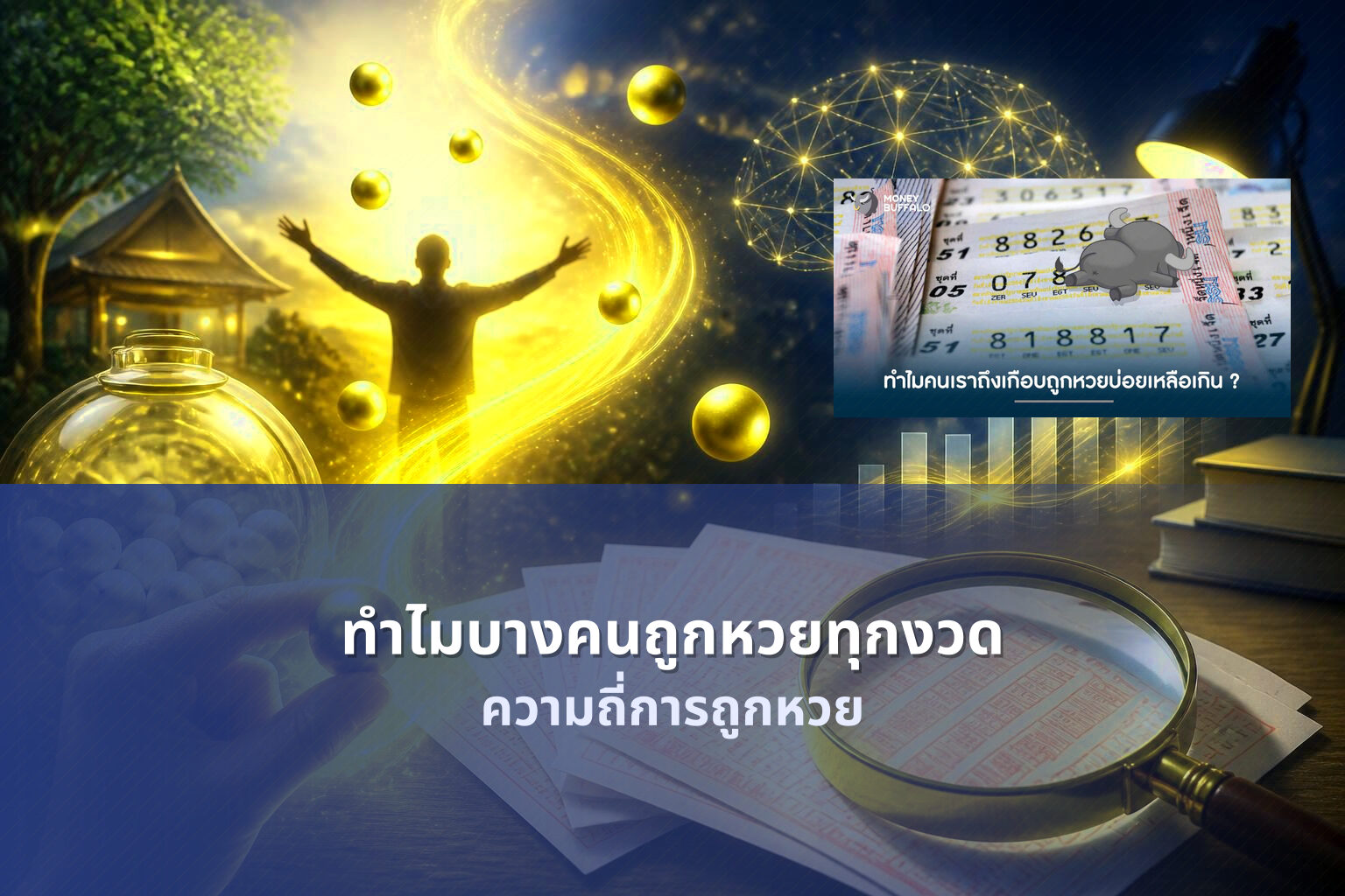ทำไมบางคนถูกหวยทุกงวด ความถี่การถูกหวย