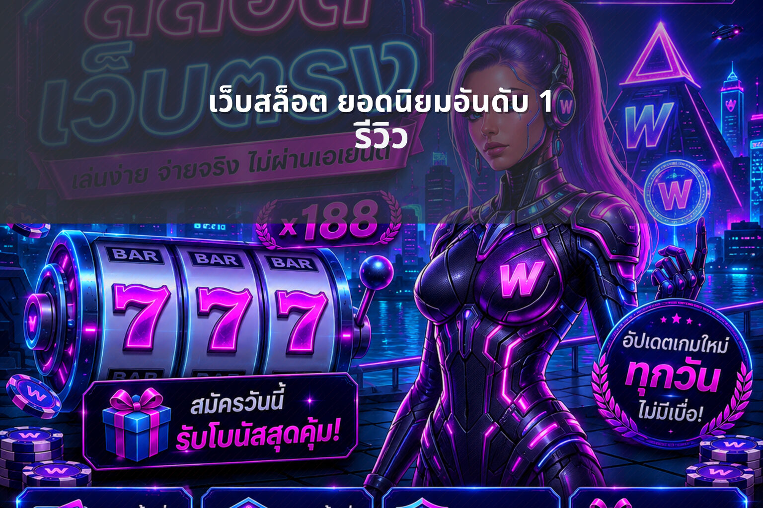 เว็บสล็อต ยอดนิยมอันดับ 1 รีวิว