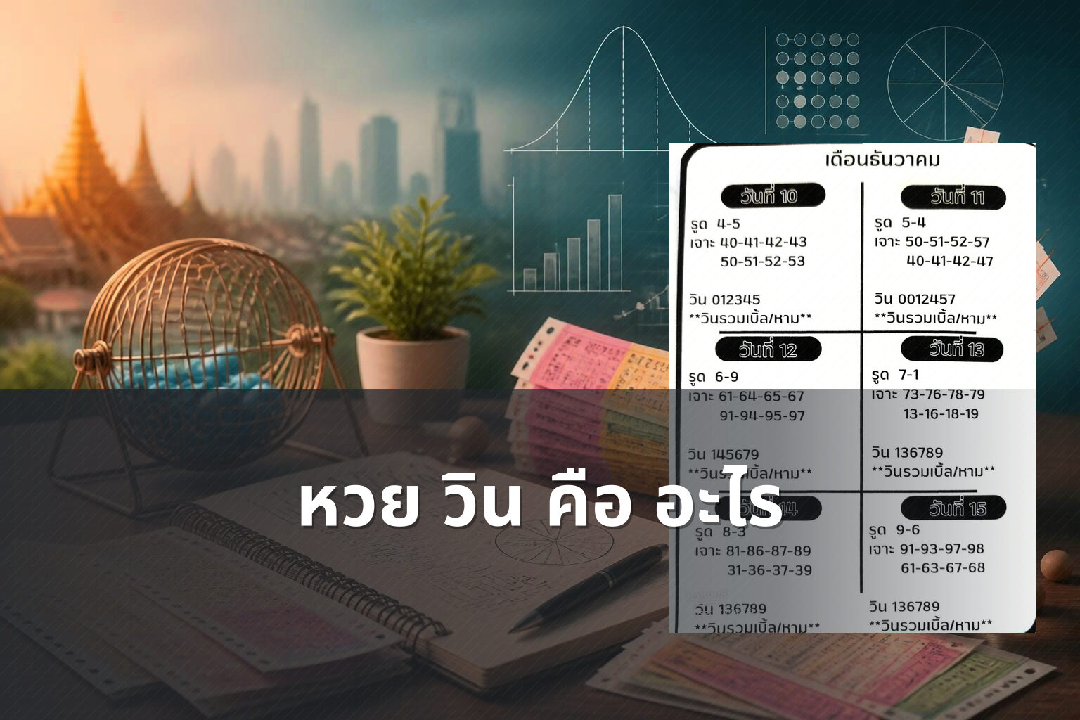 หวย วิน คือ อะไร - lottery terms