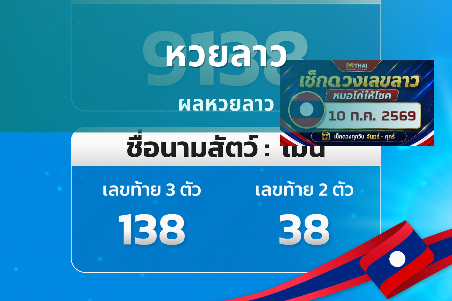 หวยลาว ผลหวยลาว