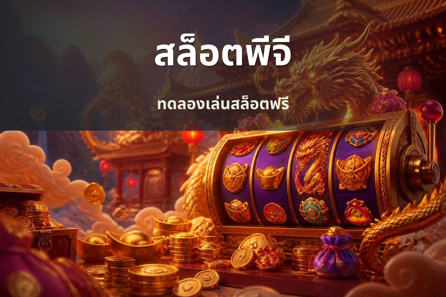 สล็อตพีจี ทดลองเล่นสล็อตฟรี