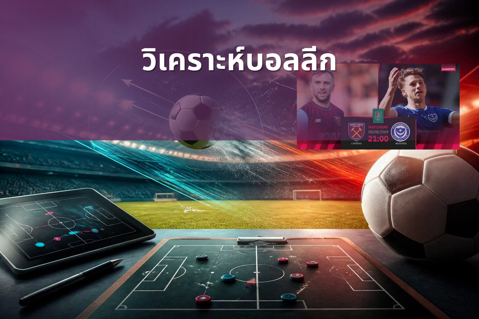 วิเคราะห์บอลลีก - football analysis
