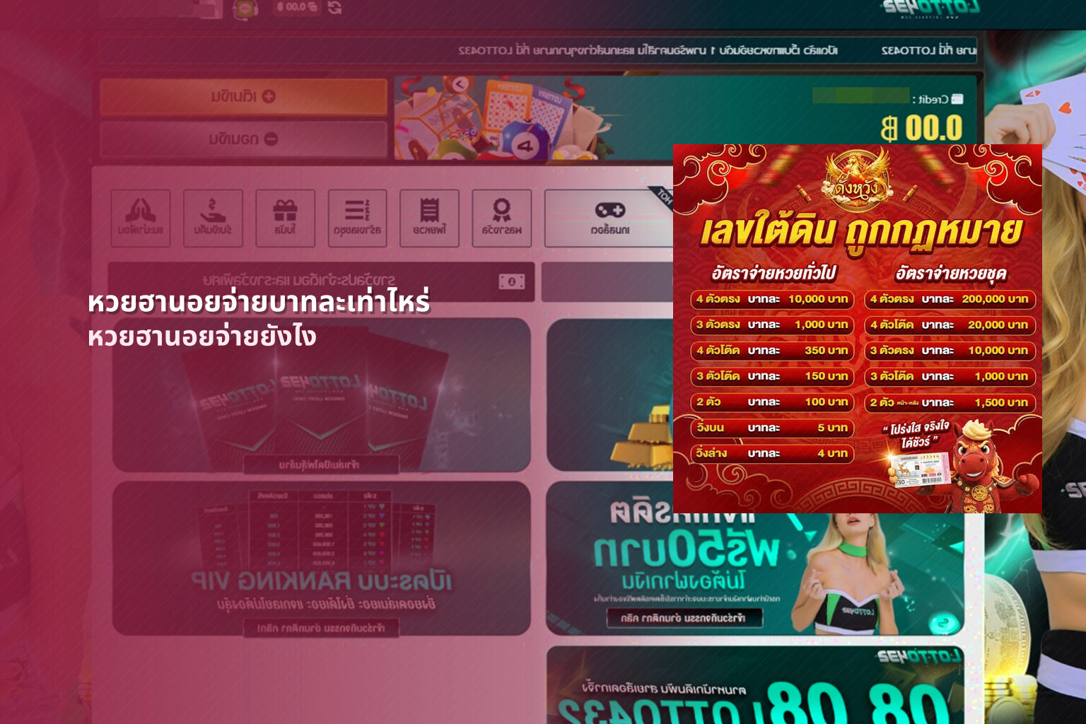 หวยฮานอยจ่ายบาทละเท่าไหร่ หวยฮานอยจ่ายยังไง