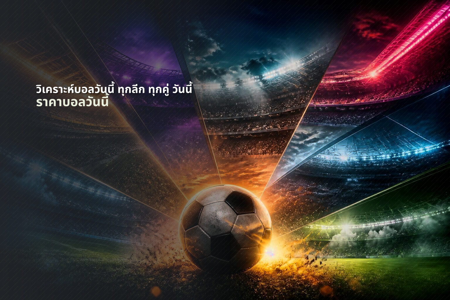 วิเคราะห์บอลวันนี้ ทุกลีก ทุกคู่ วันนี้ ราคาบอลวันนี้