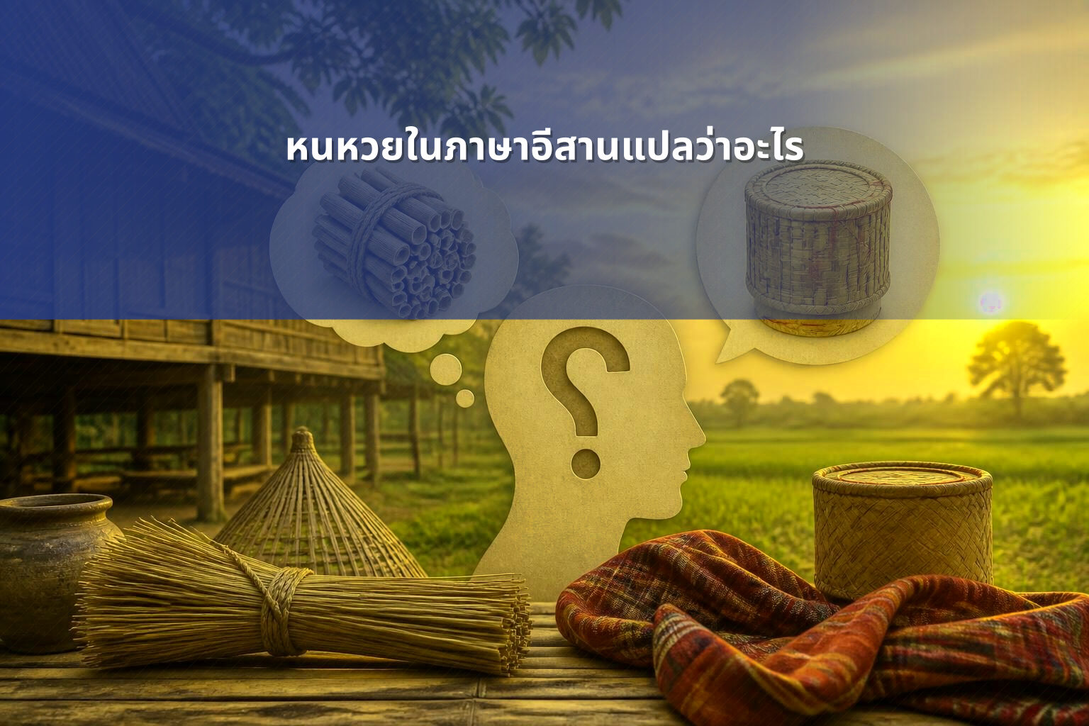 หนหวยในภาษาอีสานแปลว่าอะไร - คำศัพท์