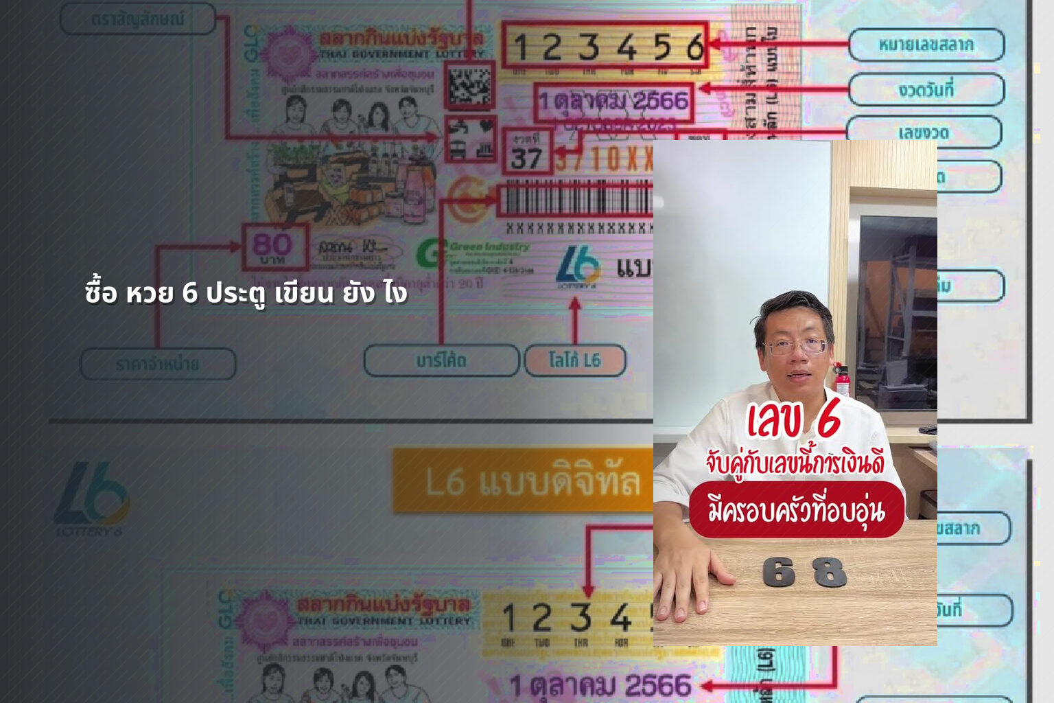ซื้อ หวย 6 ประตู เขียน ยัง ไง - lottery techniques