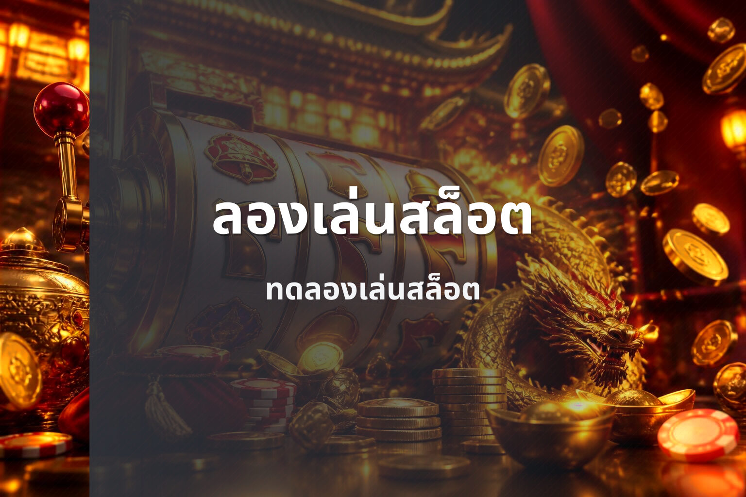 ลองเล่นสล็อต ทดลองเล่นสล็อต