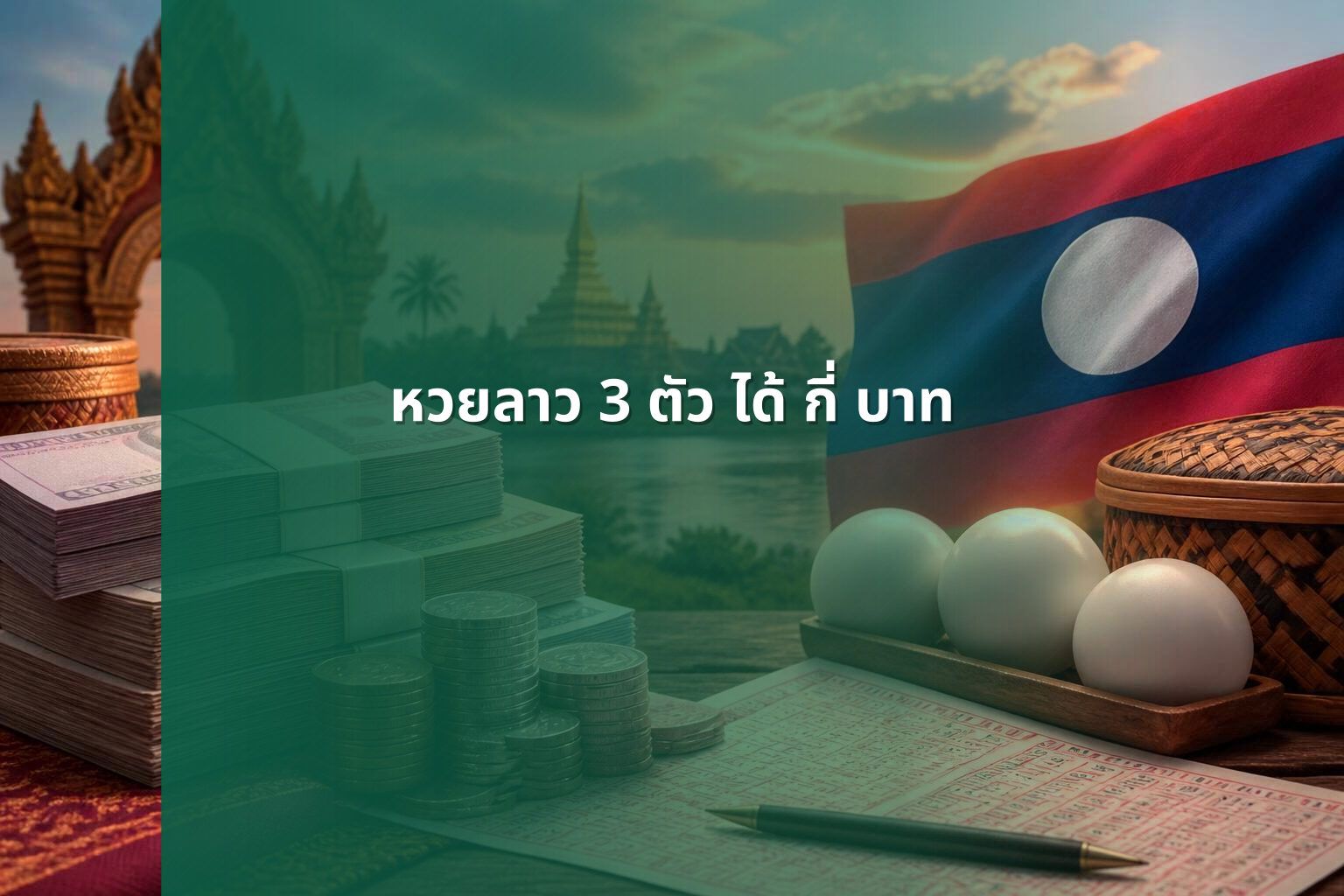 หวยลาว 3 ตัว ได้ กี่ บาท - หวยลาว