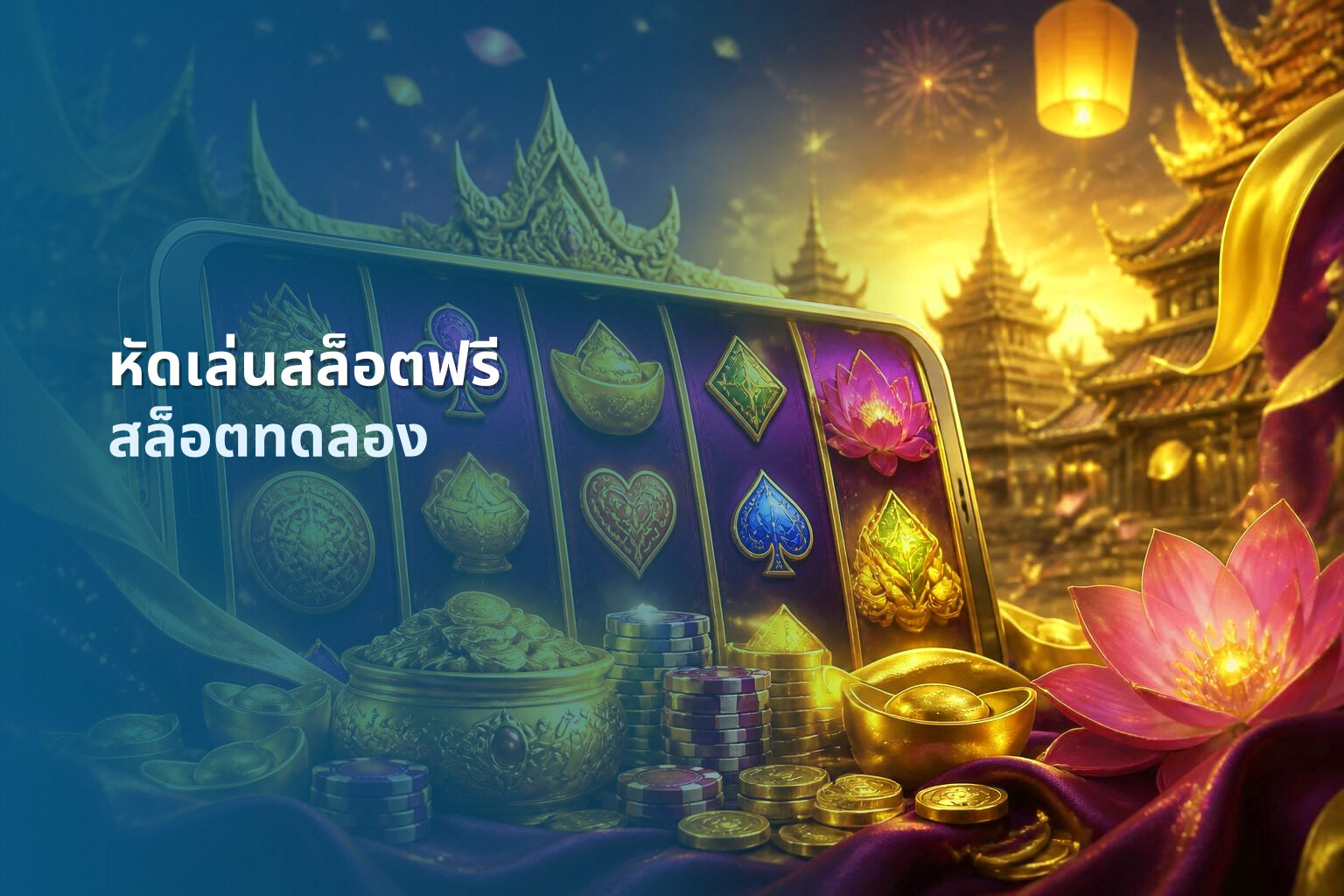 หัดเล่นสล็อตฟรี สล็อตทดลอง