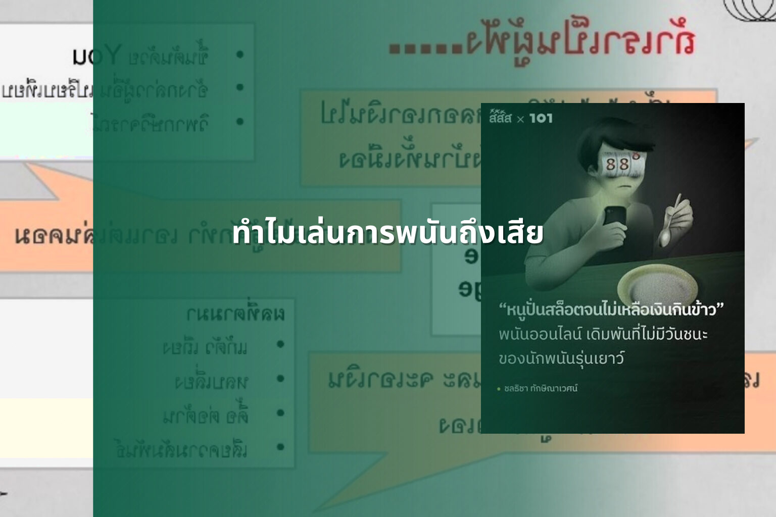 ทำไมเล่นการพนันถึงเสีย - การพนัน