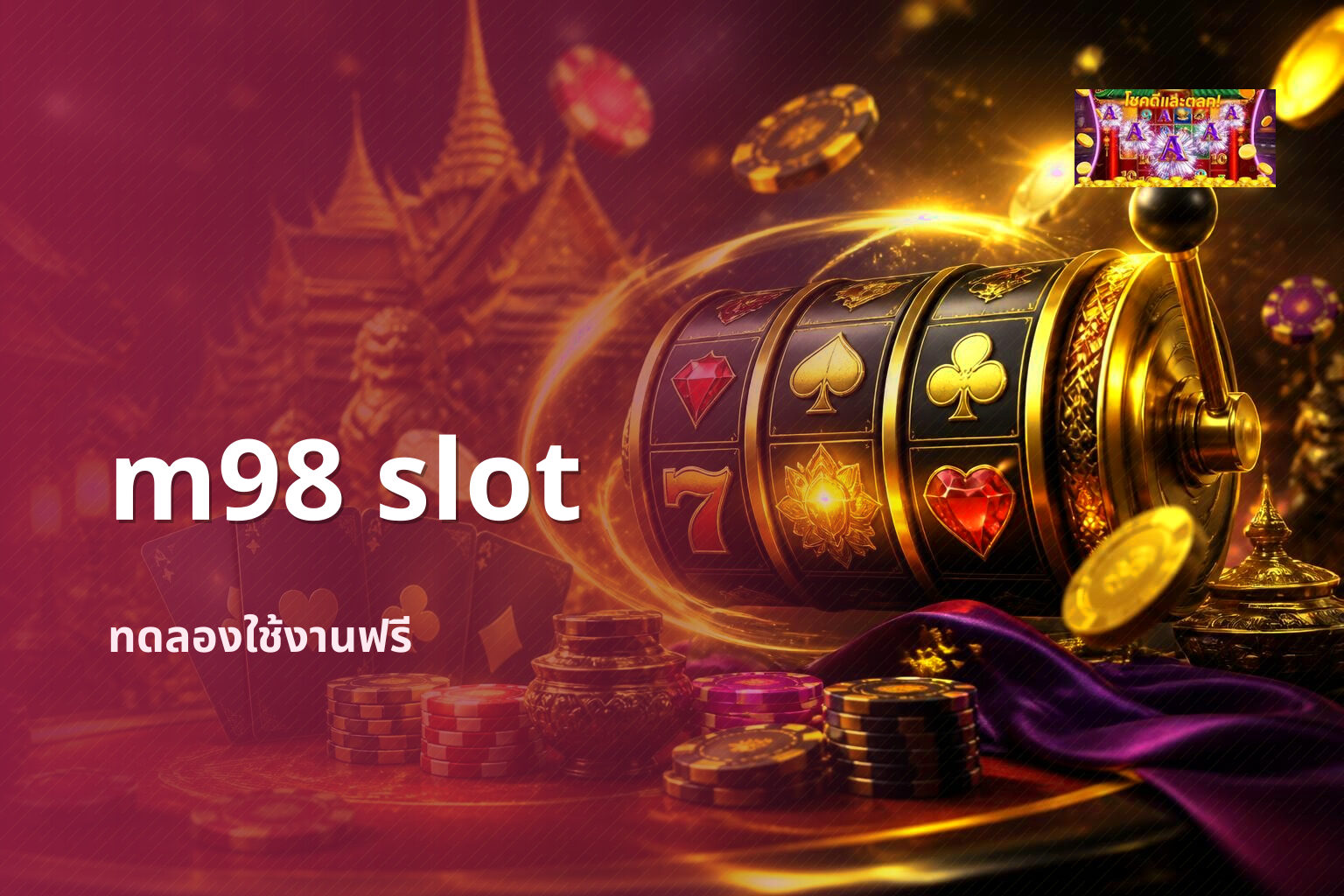 m98 slot ทดลองใช้งานฟรี