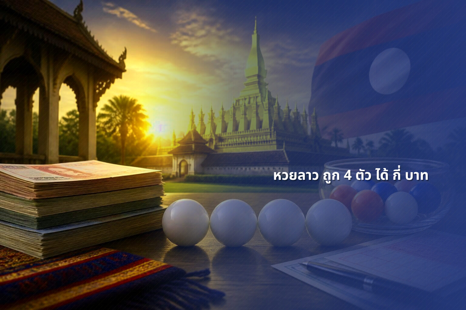 หวยลาว ถูก 4 ตัว ได้ กี่ บาท - หวยลาว