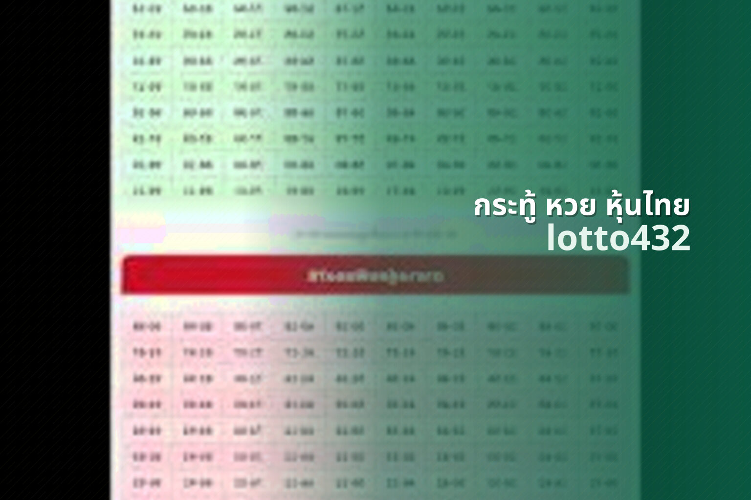 กระทู้ หวย หุ้นไทย lotto432