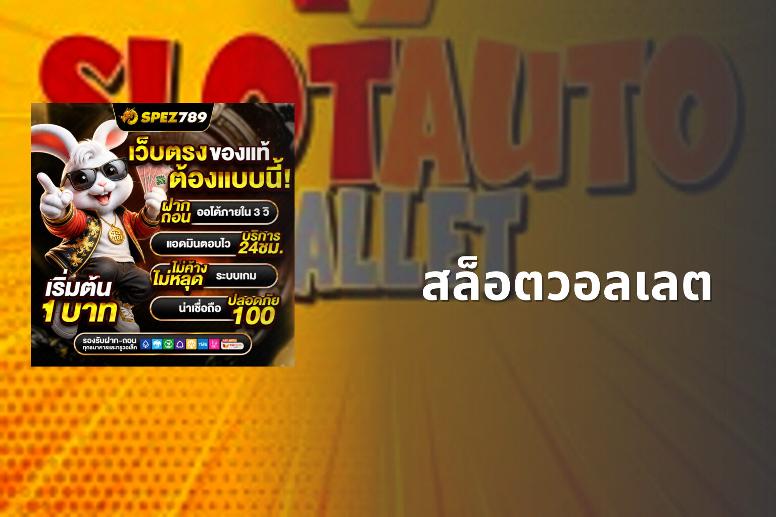 สล็อตวอลเลต - wallet slots