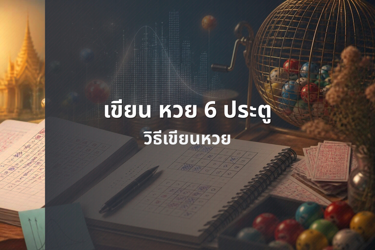 เขียน หวย 6 ประตู วิธีเขียนหวย