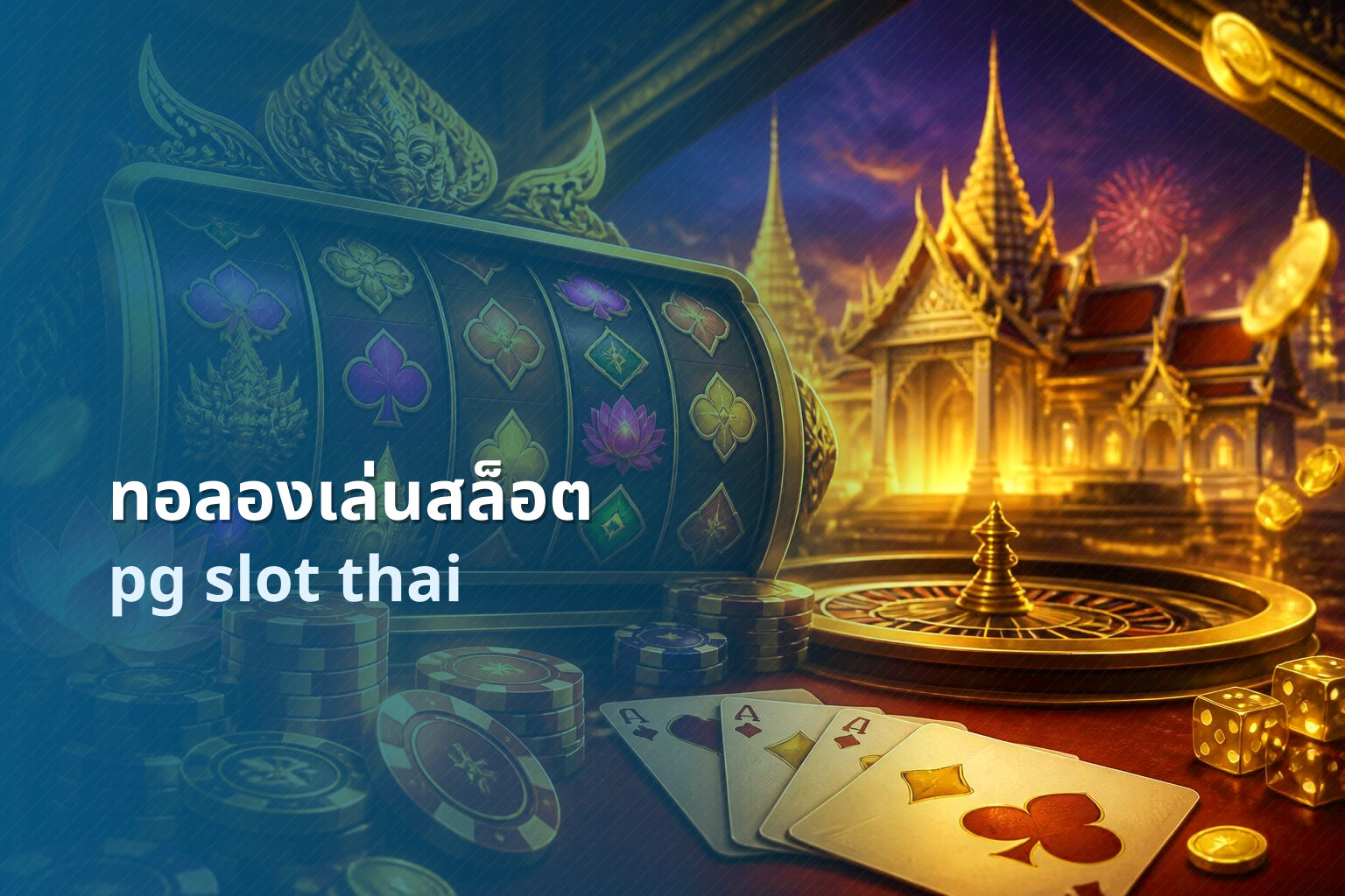 ทอลองเล่นสล็อต pg slot thai