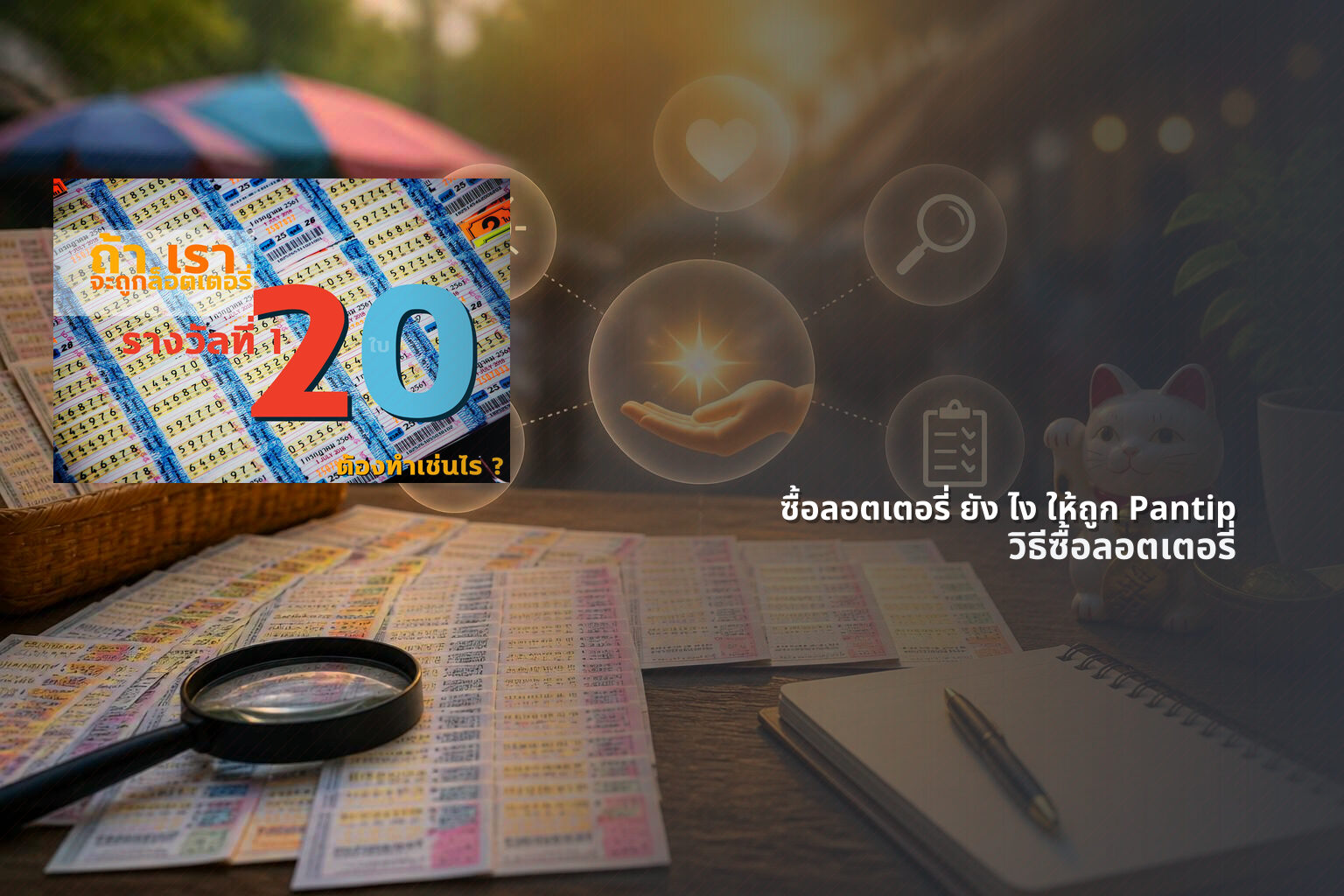 ซื้อลอตเตอรี่ ยัง ไง ให้ถูก Pantip - lottery purchase methods