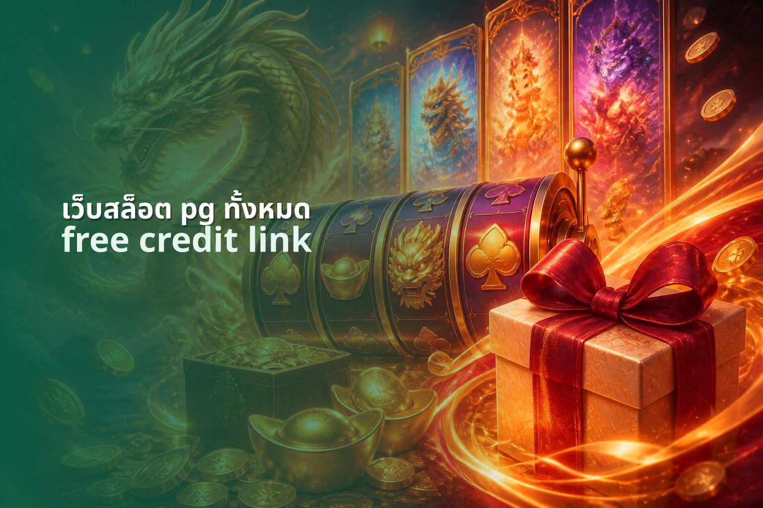 เว็บสล็อต pg ทั้งหมด free credit link