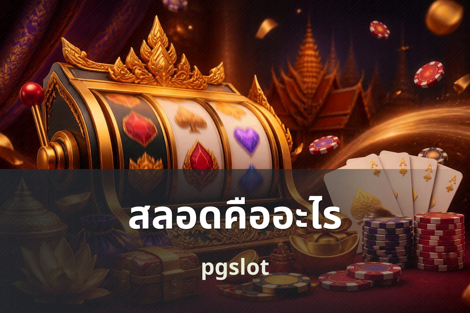 สลอดคืออะไร - slot game explanation