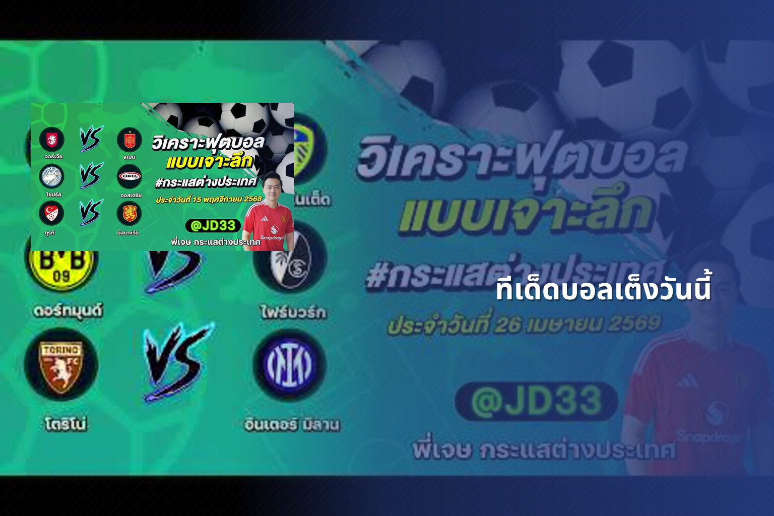ทีเด็ดบอลเต็งวันนี้ - sports predictions