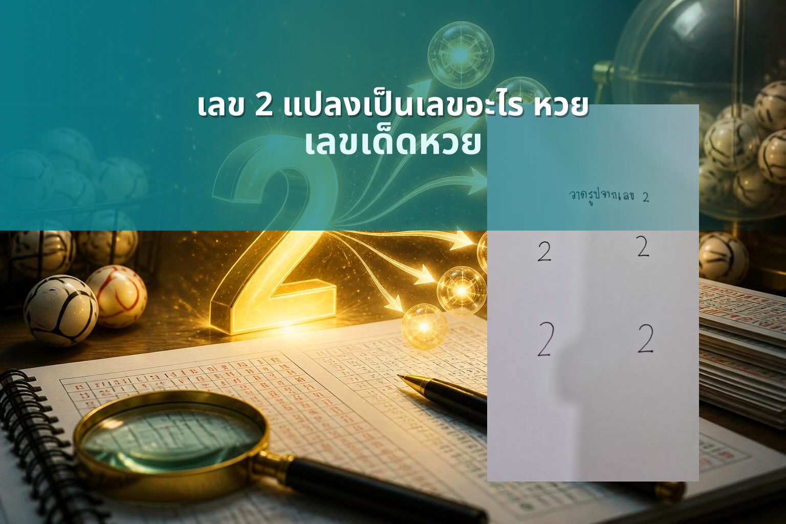เลข 2 แปลงเป็นเลขอะไร หวย เลขเด็ดหวย