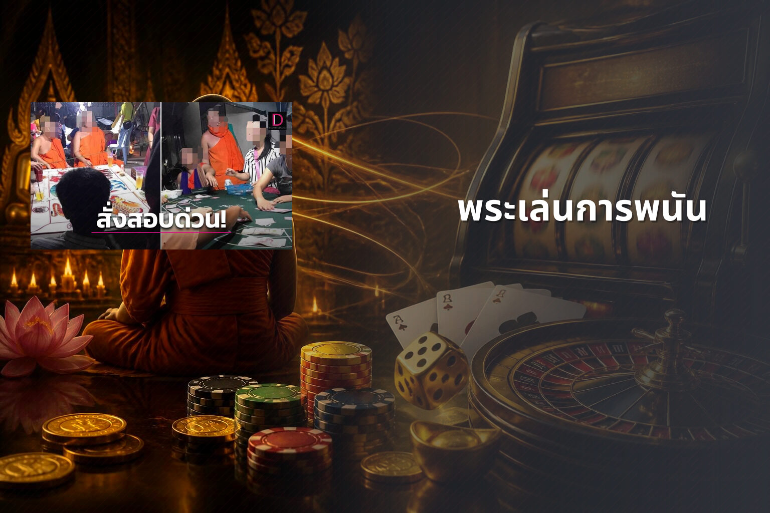 พระเล่นการพนัน - การพนัน