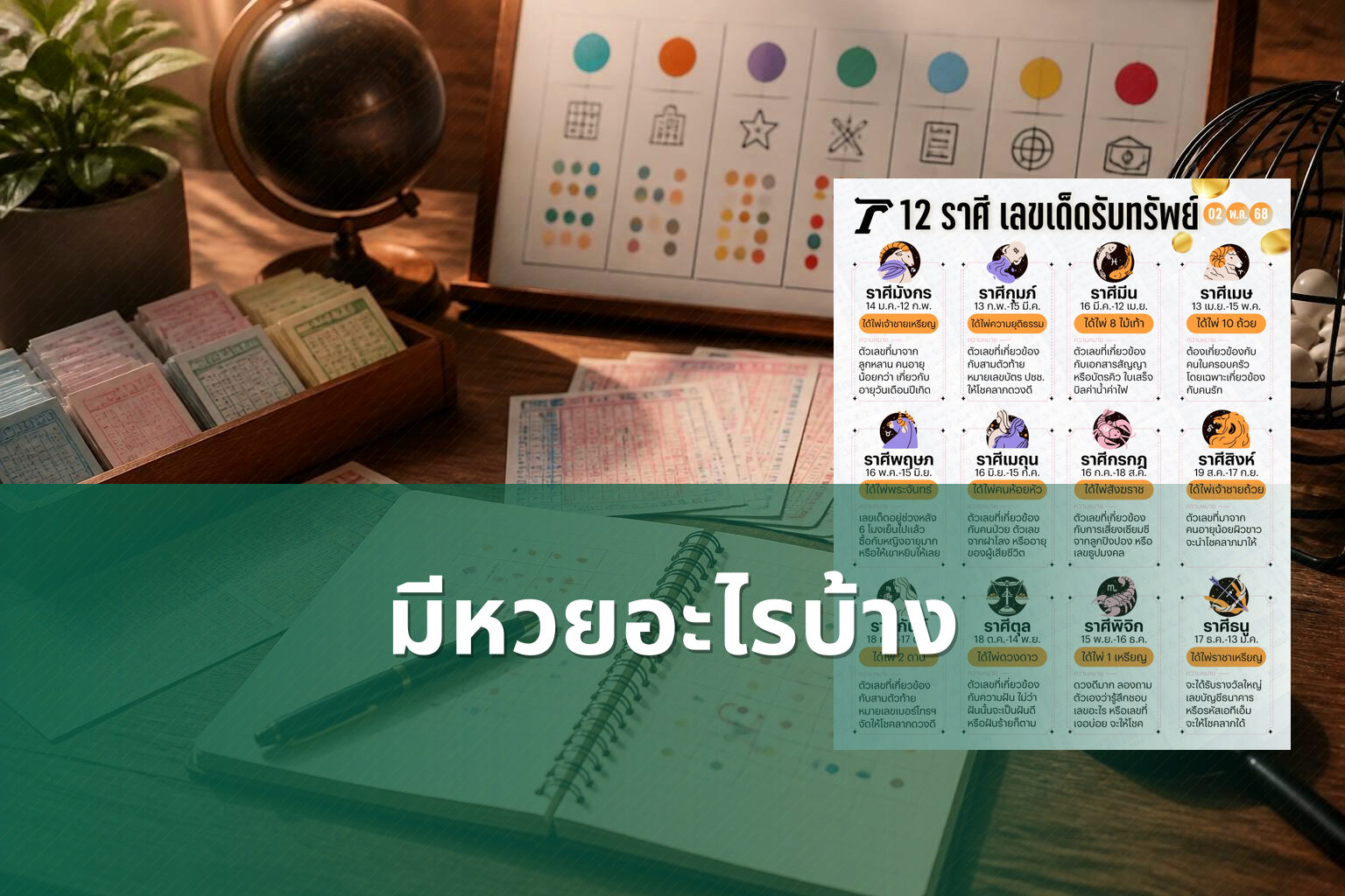 มีหวยอะไรบ้าง - หวย