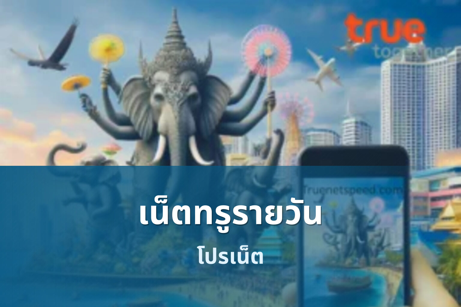 เน็ตทรูรายวัน โปรเน็ต