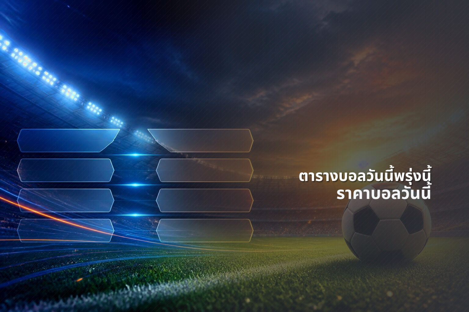 ตารางบอลวันนี้พรุ่งนี้ - football schedule